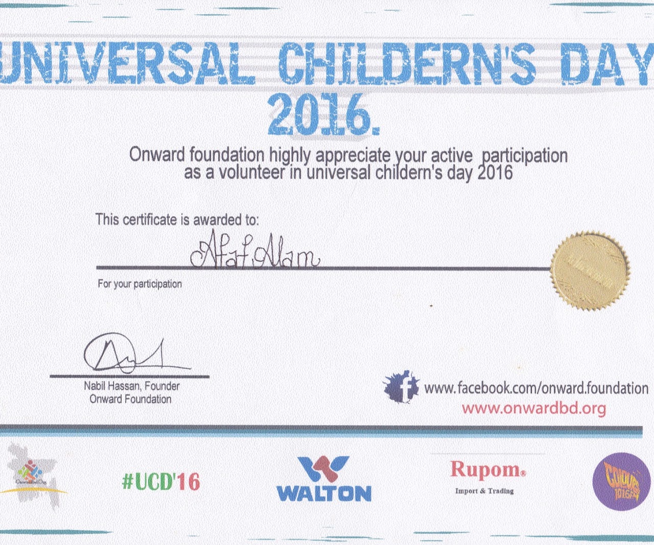 Volunteering at Onward